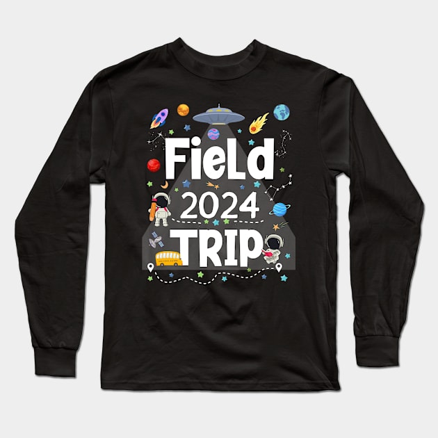 Field 2024 Trip Matching School Teacher Men Women Kids Funny Long Sleeve T-Shirt by AimArtStudio